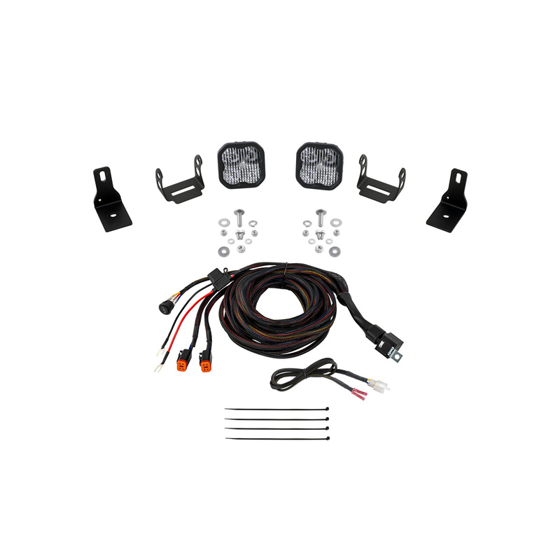  Diode Dynamics - Stage Series Ditch Light Kit for 2022+ Ford Maverick, SS3 Sport White Combo